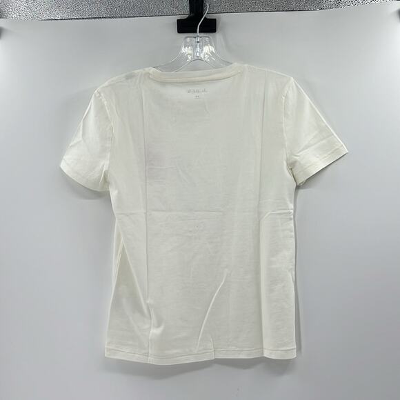 J. Crew Classic-fit "Cerise Chérie" graphic T-shirt in broken-in jersey - White - Picture 5 of 6